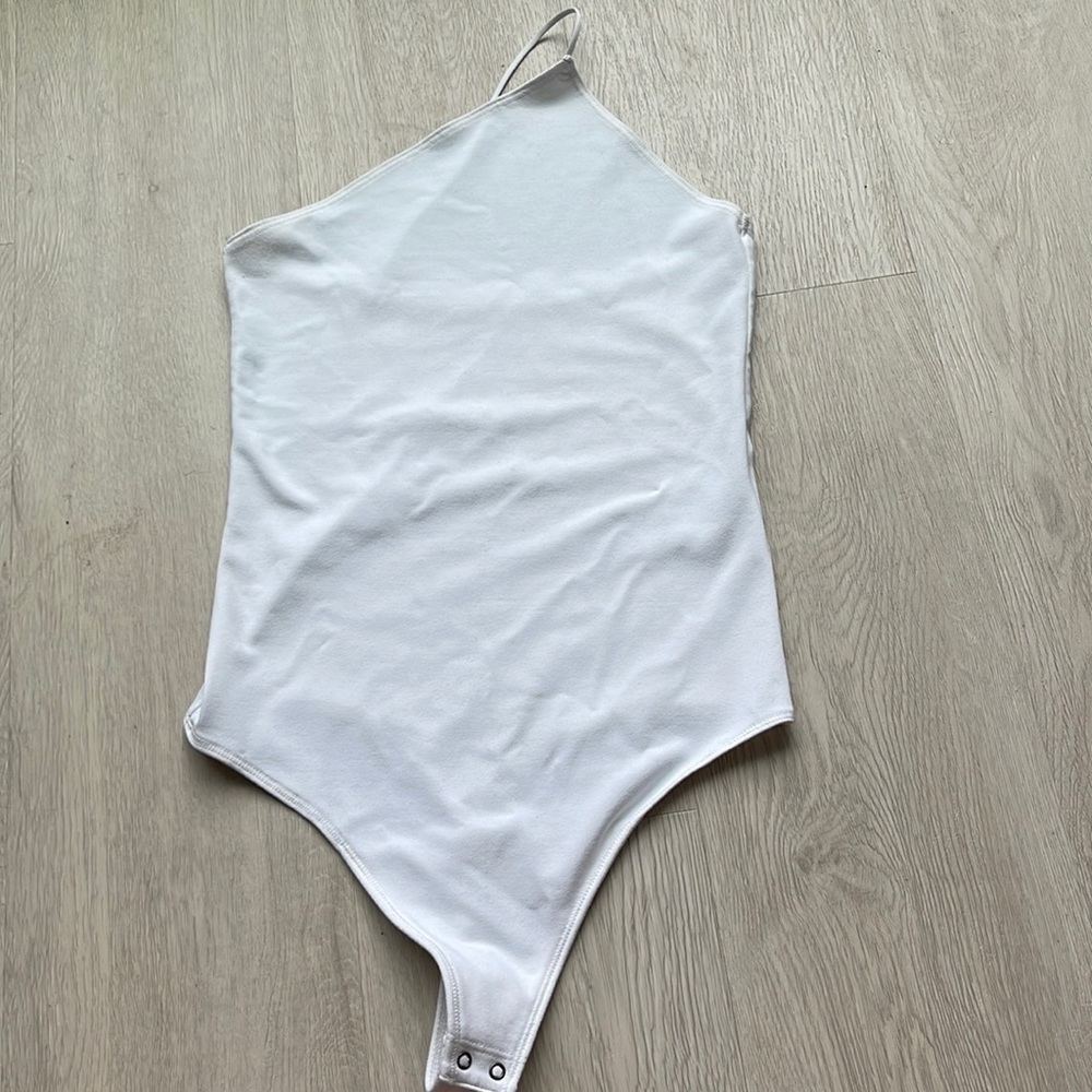 Abercrombie and fitch one shoulder cami bodysuit